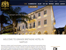Tablet Screenshot of grandebretagne.com.gr